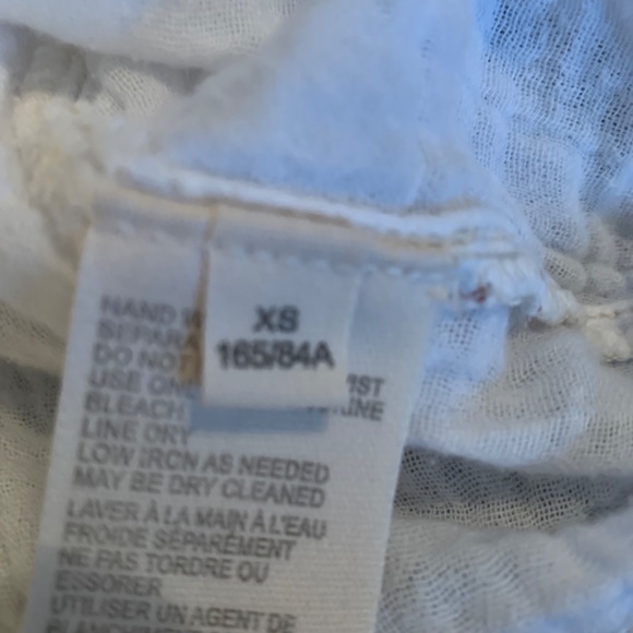 Free people‎ full of light white top. Worn once. Retsil 68 - Picture 7 of 8